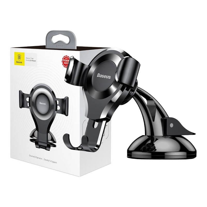 Baseus Osculum SUYL-XP01 gravity car holder for windshield or dashboard - black_22