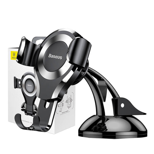 Baseus Osculum gravitational phone holder (black + silver)_0