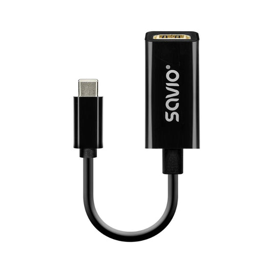 ADAPTADOR SAVIO AK-79 USB-C HDMI (H) 30HZ BLACK_0