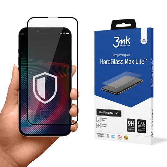 Tempered Glass for iPhone 14 Plus / 13 Pro Max 9H 3mk HardGlass Lite Series_0