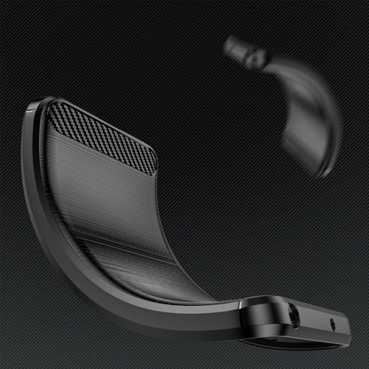 Carbon Case case for Infinix Hot 12 Pro flexible silicone carbon cover black_3