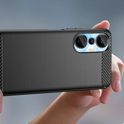 Carbon Case case for Infinix Hot 20S flexible silicone carbon cover black_4