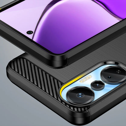 Carbon Case case for Infinix Hot 20S flexible silicone carbon cover black_5