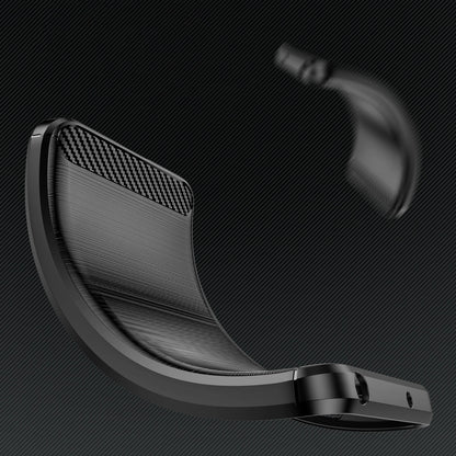 Carbon Case case for Infinix Hot 20 Play flexible silicone carbon cover black_3