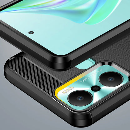 Carbon Case case for Infinix Hot 20 Play flexible silicone carbon cover black_5