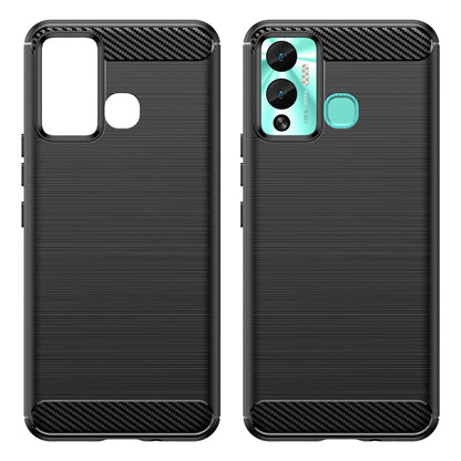 Carbon Case case for Infinix Hot 12 Play NFC / Hot 12 Play flexible silicone carbon cover black_7