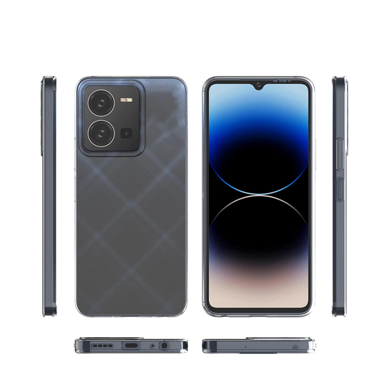 Ultra Clear 0.5mm Case for Vivo Y35 / Vivo Y22 / Vivo Y22s Thin Cover Transparent_2