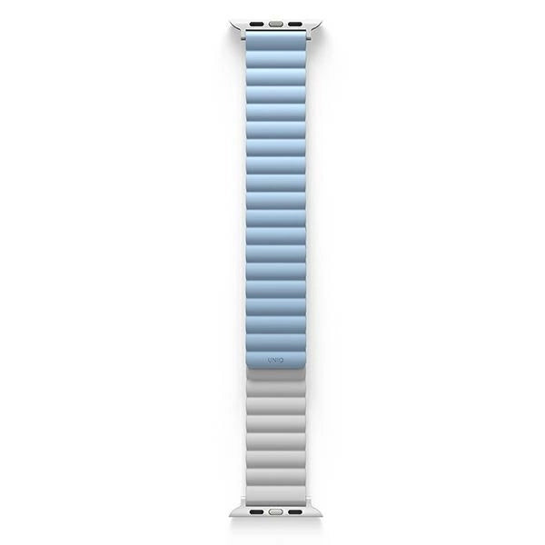 Uniq Revix strap for Apple Watch 1/2/3/4/5/6/7/8/SE/SE2/Ultra 42/44/45/49mm - white and blue_7