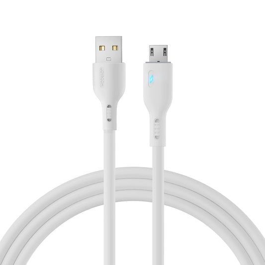 Joyroom Premium Series A13 USB-A / micro USB 2.4A 2m Cable - White_0