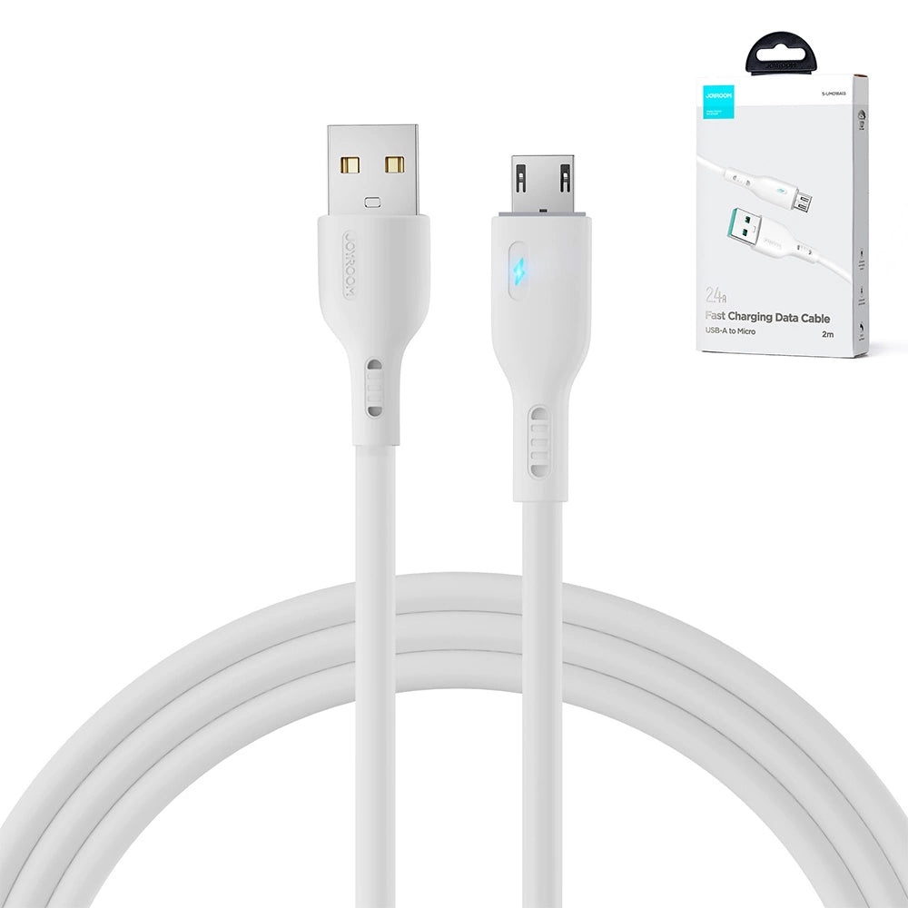 Joyroom Premium Series A13 USB-A / micro USB 2.4A 2m Cable - White_7