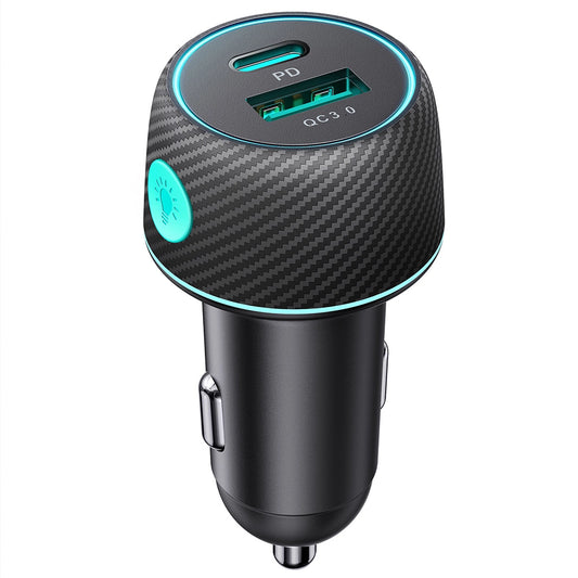 60W USB-C USB-A car charger Joyroom JR-CCN01 - black_0