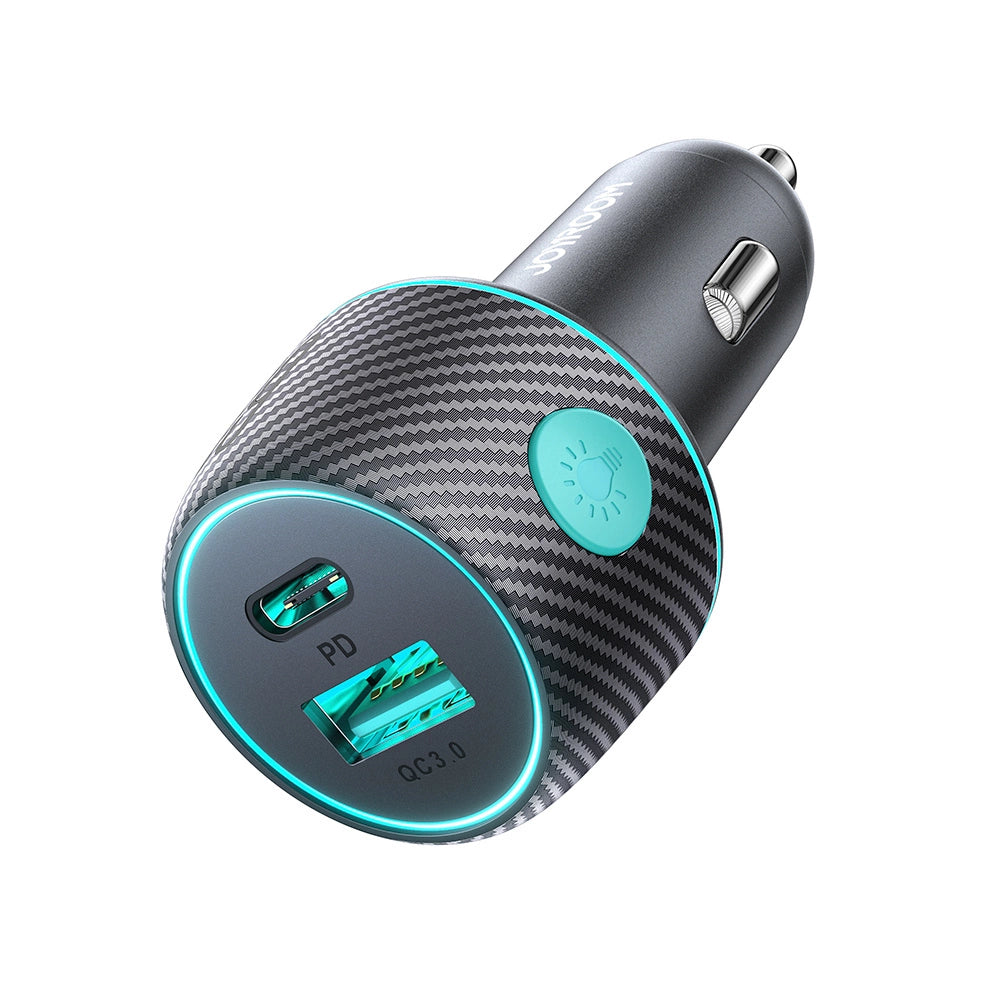60W USB-C USB-A car charger Joyroom JR-CCN01 - black_9