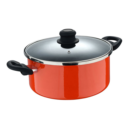 CaÃ§arola em aÃ§o de carbono com tampa, induÃ§Ã£o, valencia experto Ã¸24 cm_0