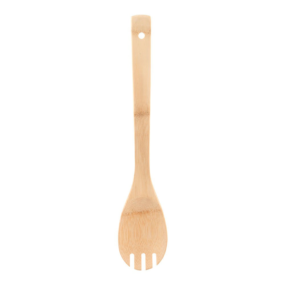 Concha com garfo para cozinha em bambu, experto, 30 x 6 cm_0