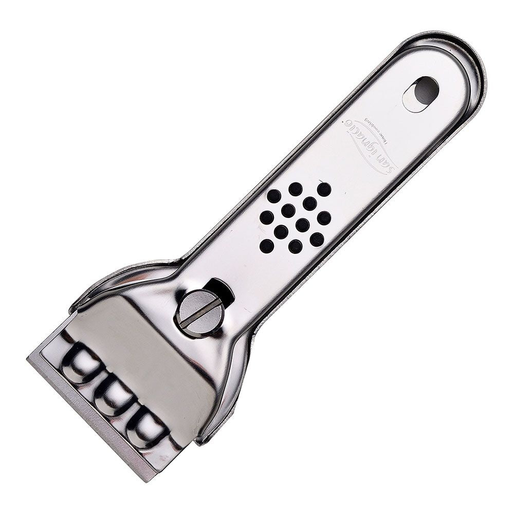 Raspador para vitrocerÃ¢mica de aÃ§o inoxidÃ¡vel, 13,4 x 4,7 cm_0