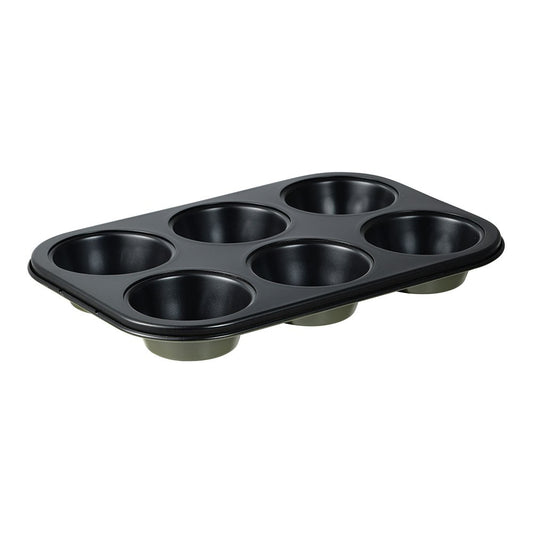 Forma para 6 muffins de aÃ§o carbono expert, 26,5 x 18,5 x 3 cm_0