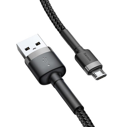 Baseus Cafule Micro USB cable 2.4A 0,5m (gray + black)_5