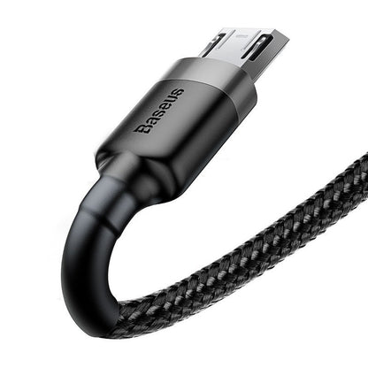 Baseus Cafule Micro USB cable 2.4A 0,5m (gray + black)_9