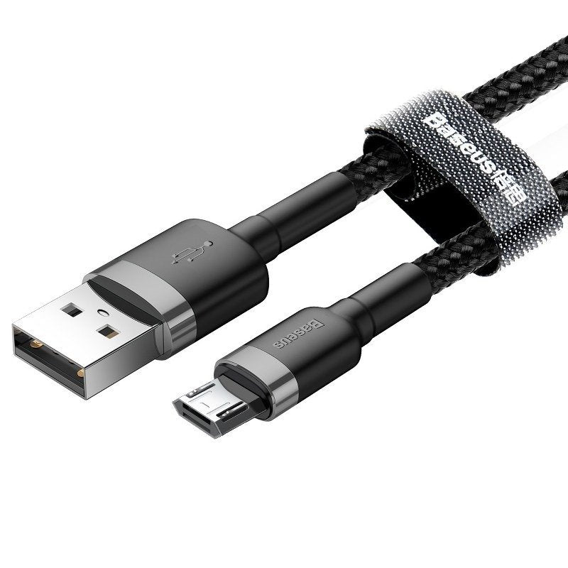 Baseus Cafule Micro USB cable 2.4A 0,5m (gray + black)_3