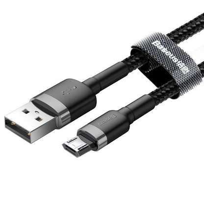 Baseus Cafule Micro USB cable 2.4A 0,5m (gray + black)_3