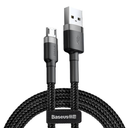 Baseus Cafule Micro USB cable 1.5A 2m (Gray + Black)_0