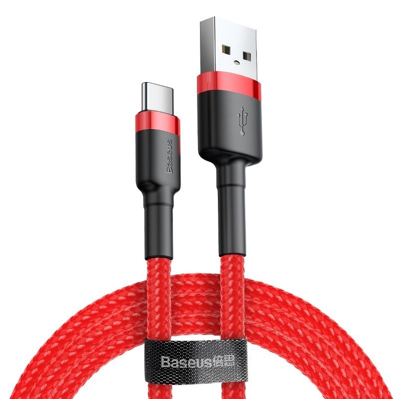 Baseus Cafule USB-C cable 3A 0.5m (Red)_0