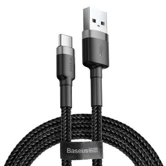 Baseus Cafule cable USB-C 3A 1m (Gray+Black)_0
