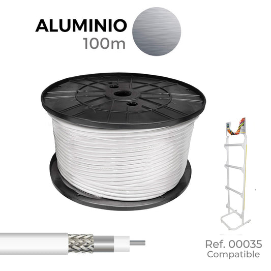 Cabo coaxial alumÃ­nio rg6 euro/m_0