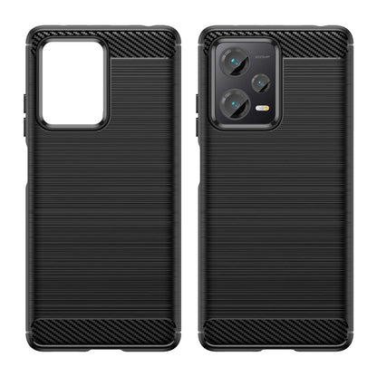 Carbon Case case for Xiaomi Redmi Note 12 Pro+ flexible silicone carbon cover black_7