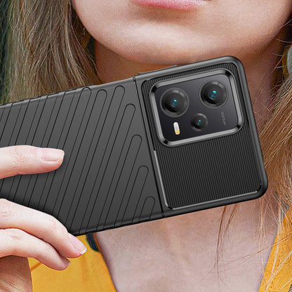 Thunder Case case for Xiaomi Redmi Note 12 Pro+ silicone armor case black_4