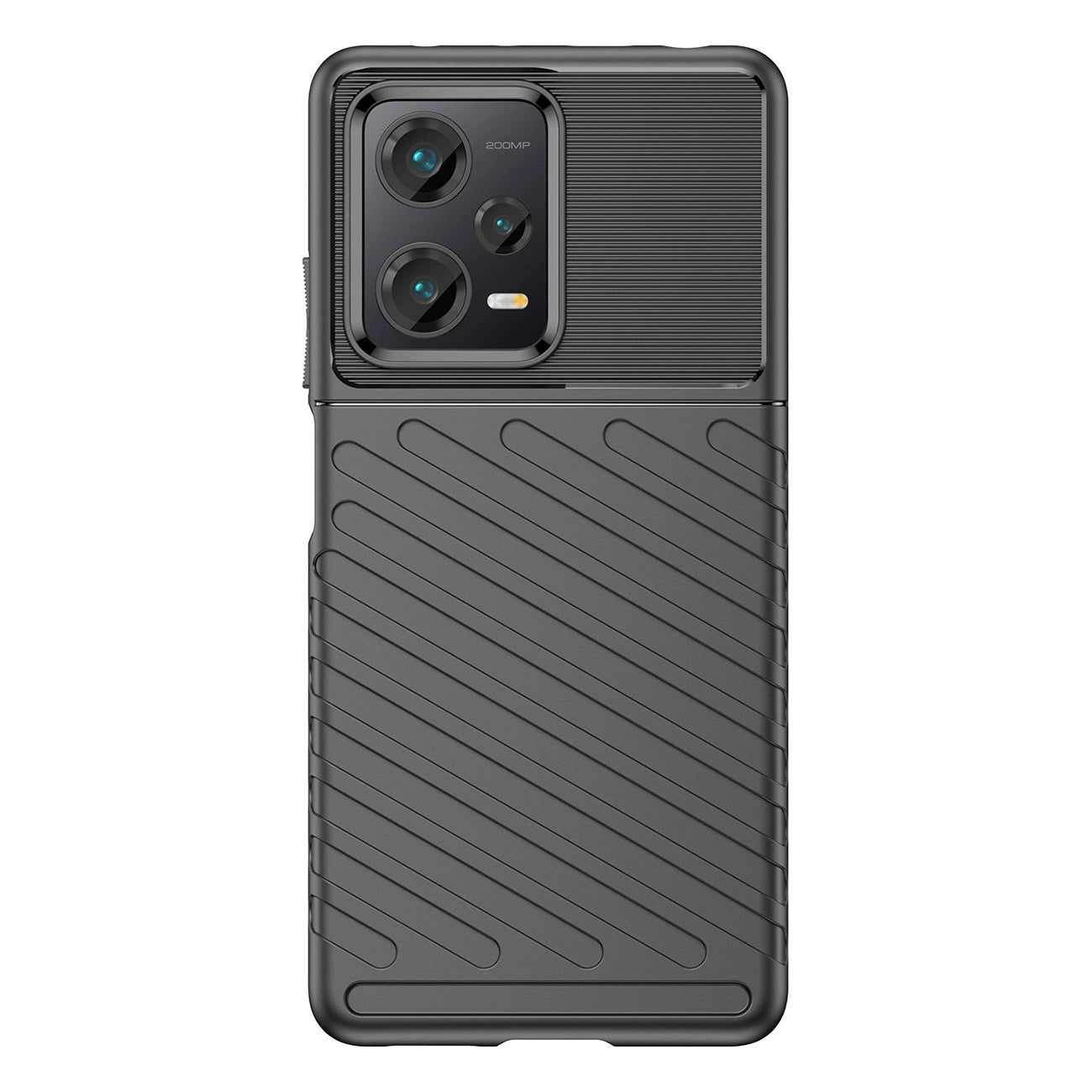 Thunder Case case for Xiaomi Redmi Note 12 Pro+ silicone armor case black_7