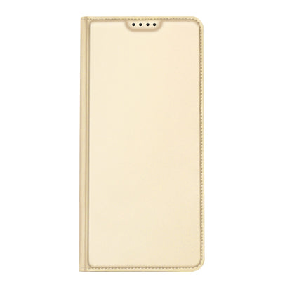 Dux Ducis Skin Pro Case For Xiaomi Redmi 11A / Poco C55 / Redmi 12C Cover Flip Card Wallet Stand Gold_9
