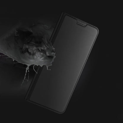 Dux Ducis Skin Pro Case For Xiaomi Redmi 11A / Poco C55 / Redmi 12C Flip Cover Card Wallet Stand Black_11