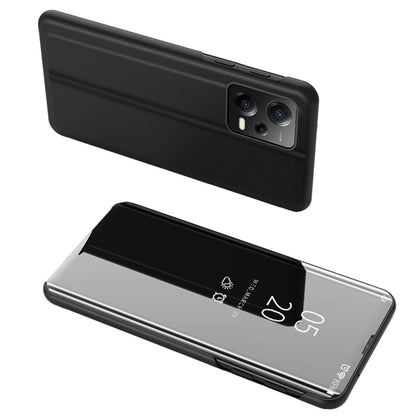 Clear View Case cover for Xiaomi Redmi Note 12 Pro+ with a flip cover black_0