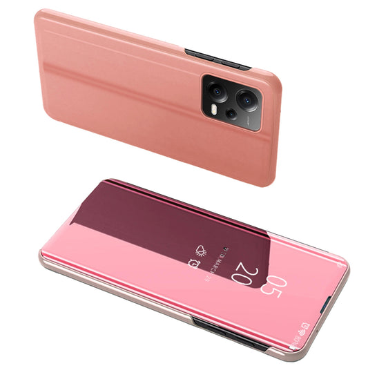 Clear View Case for Xiaomi Redmi Note 12 5G / Poco X5 5G Flip Cover Pink_0
