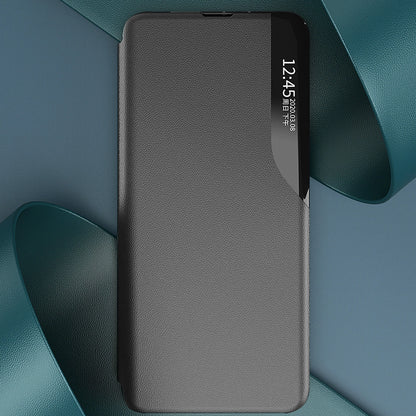 Eco Leather View Case Cover for Xiaomi Redmi Note 12 Pro / Poco X5 Pro 5G with Flip Stand Black_9