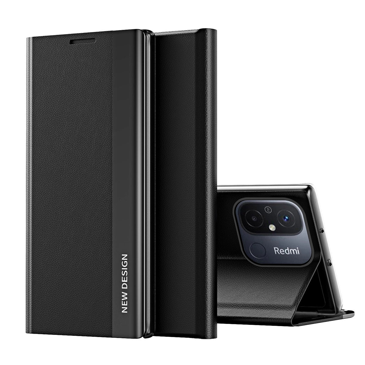 Sleep Case Pro case for Xiaomi Redmi Note 12 Pro+ with flip stand black_0