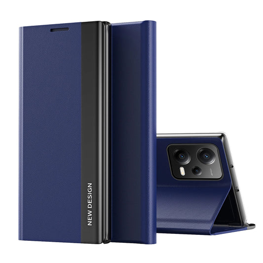 Sleep Case Pro case for Xiaomi Redmi Note 12 5G / Poco X5 5G with flip stand blue_0
