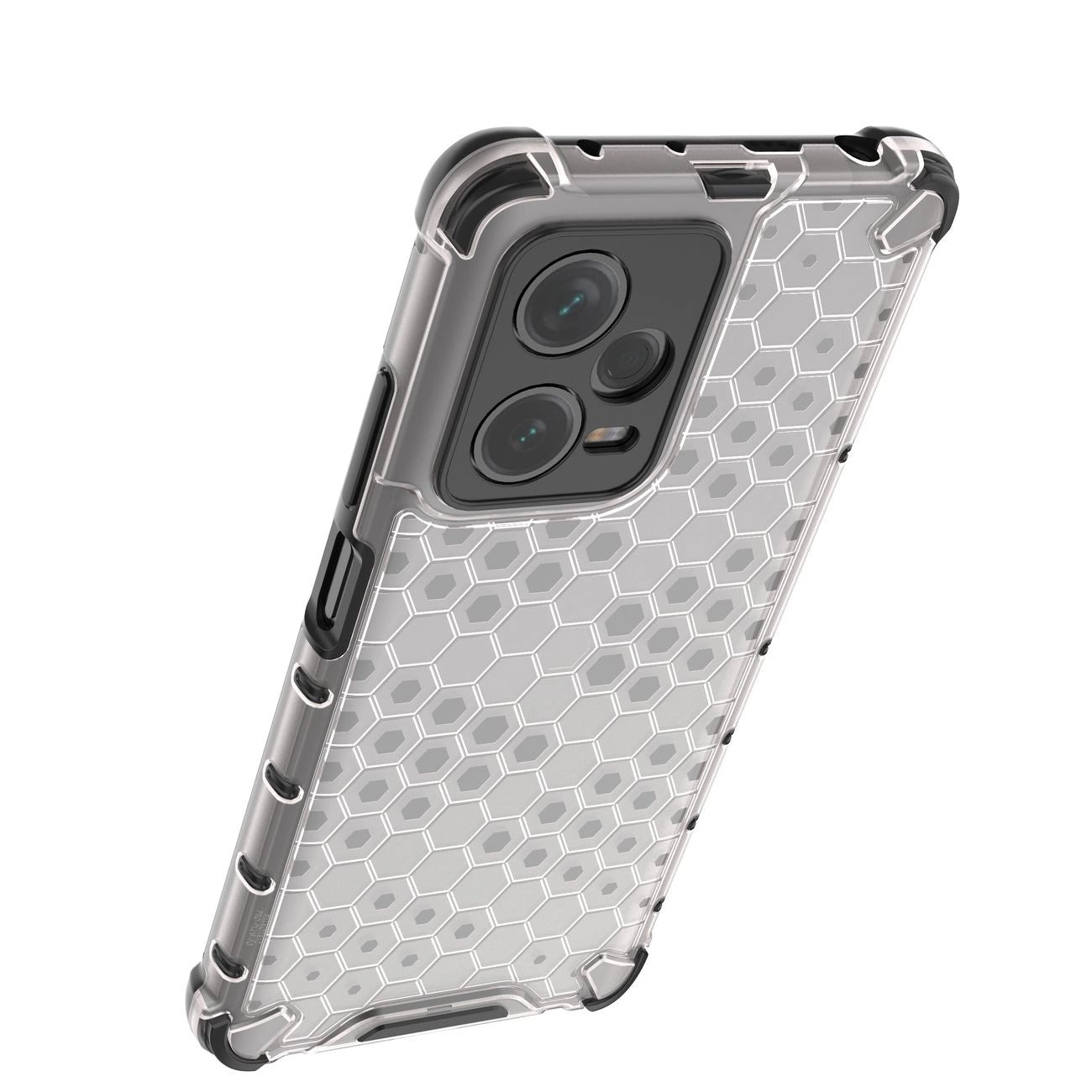 Honeycomb case for Xiaomi Redmi Note 12 Pro+ armored hybrid cover black_17