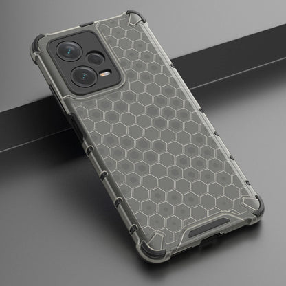 Honeycomb case for Xiaomi Redmi Note 12 Pro+ armored hybrid cover black_3