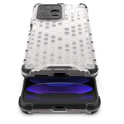 Honeycomb case for Xiaomi Redmi Note 12 Pro+ armored hybrid cover black_10