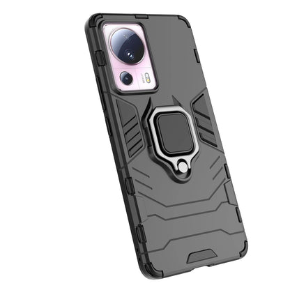 Ring Armor case for Xiaomi 13 Lite armored cover magnetic holder ring black_6