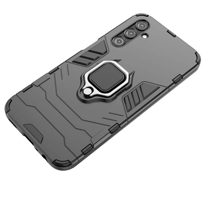 Ring Armor case for Samsung Galaxy A24 4G armored cover magnetic holder ring black_8