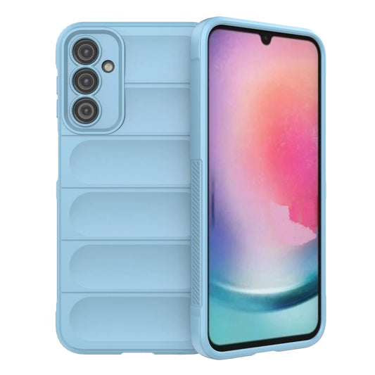 Magic Shield Case for Samsung Galaxy A24 4G flexible armored cover light blue_0