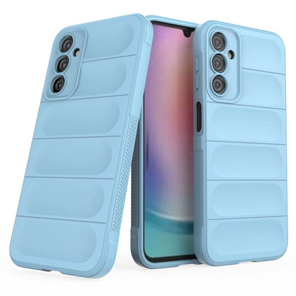 Magic Shield Case for Samsung Galaxy A24 4G flexible armored cover light blue_7