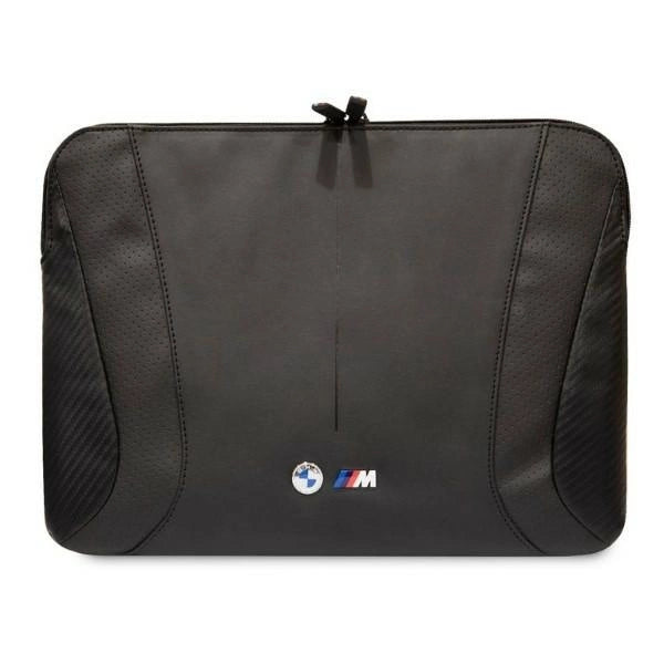 BMW Carbon&amp;Perforated sleeve for a 14&quot; laptop - black_0