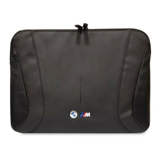 BMW Carbon&amp;Perforated sleeve for a 14&quot; laptop - black_0