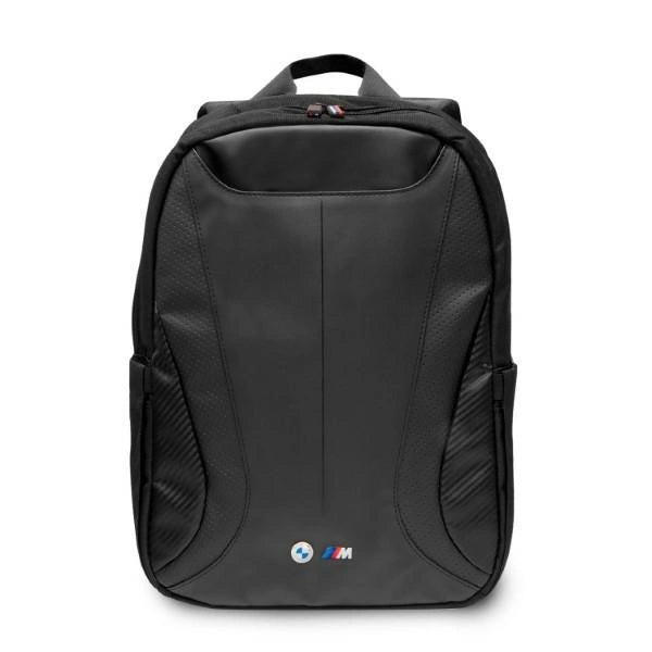 BMW Carbon&amp;Leather Tricolor backpack for a 16&quot; laptop - black_0