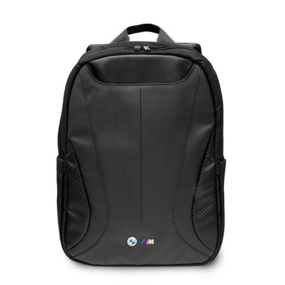 BMW Carbon&amp;Leather Tricolor backpack for a 16&quot; laptop - black_0