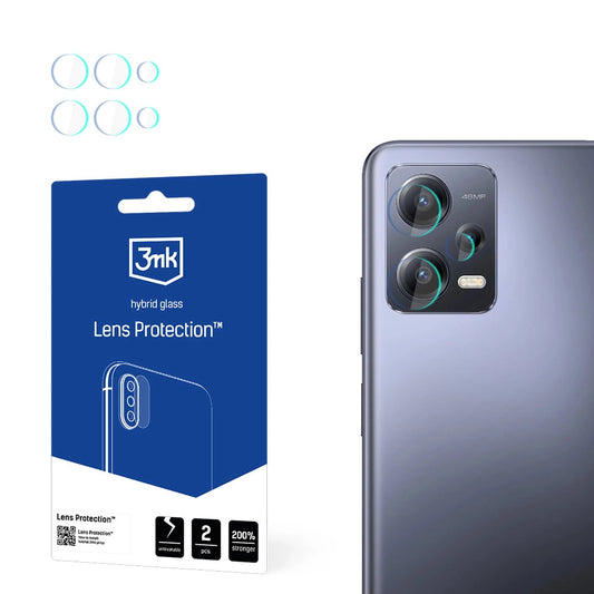 Camera glass for Xiaomi Redmi Note 12 Pro 7H for 3mk Lens Protection series lens_0
